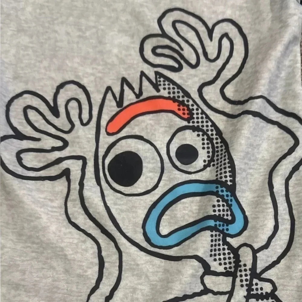 Disney Toy Story 4 Forky Boys Sz 3/4T Rash Guard UPF 50+ Quarter Length Sleeves